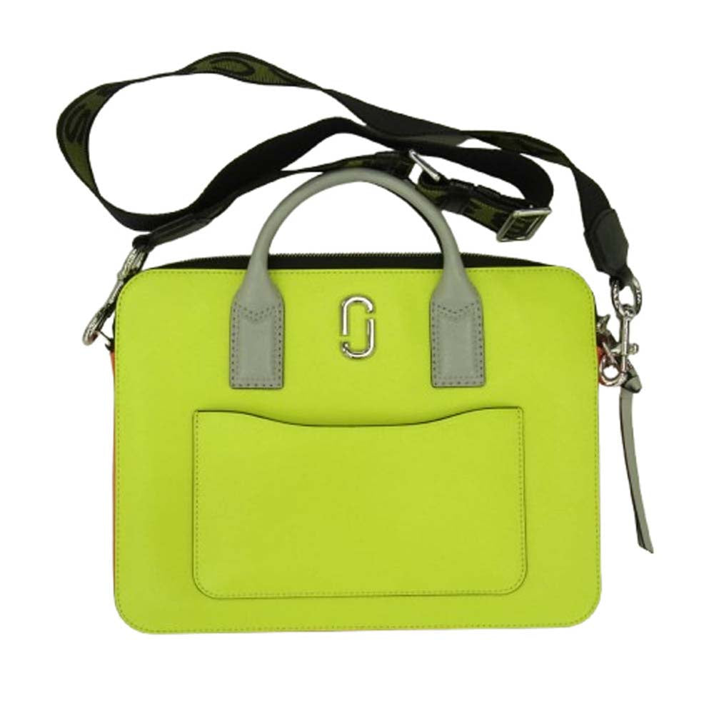 MARC JACOBS マークジェイコブス PCケース タブレットケース バッグ イエロー系【中古】