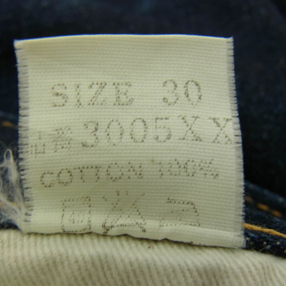 THE FLAT HEAD ザフラットヘッド 3005XX ストレート デニムパンツ インディゴブルー系 30【中古】