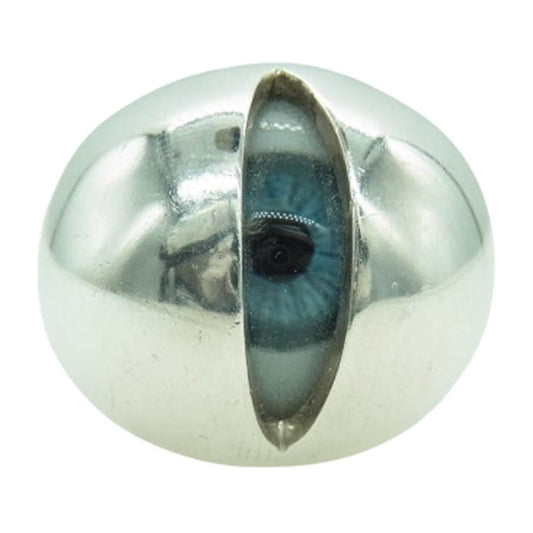 UNDERCOVER アンダーカバー UC2C9R01 GIZ 義眼 アイリング シルバー系 18.5号【中古】