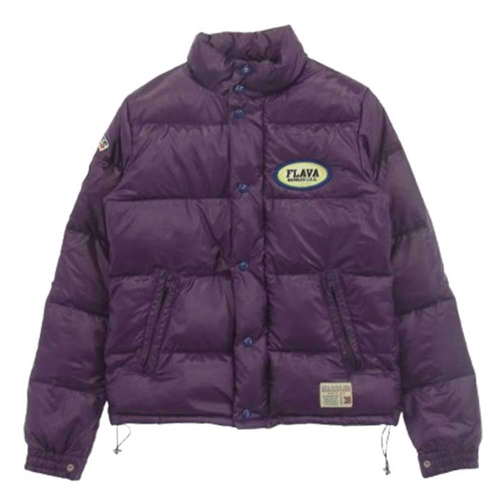 MARBLES マーブルズ ワッペン付 ダウン ジャケット パープル系 S【中古】