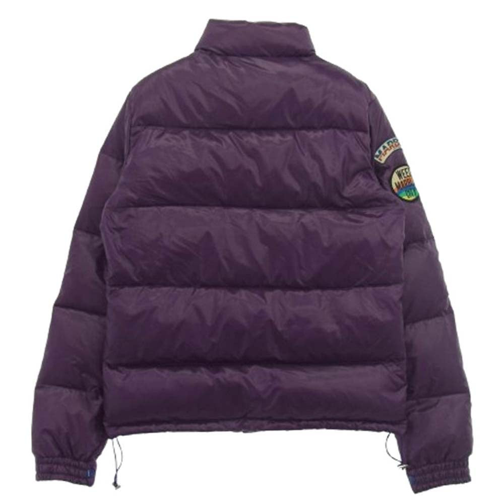 MARBLES マーブルズ ワッペン付 ダウン ジャケット パープル系 S【中古】