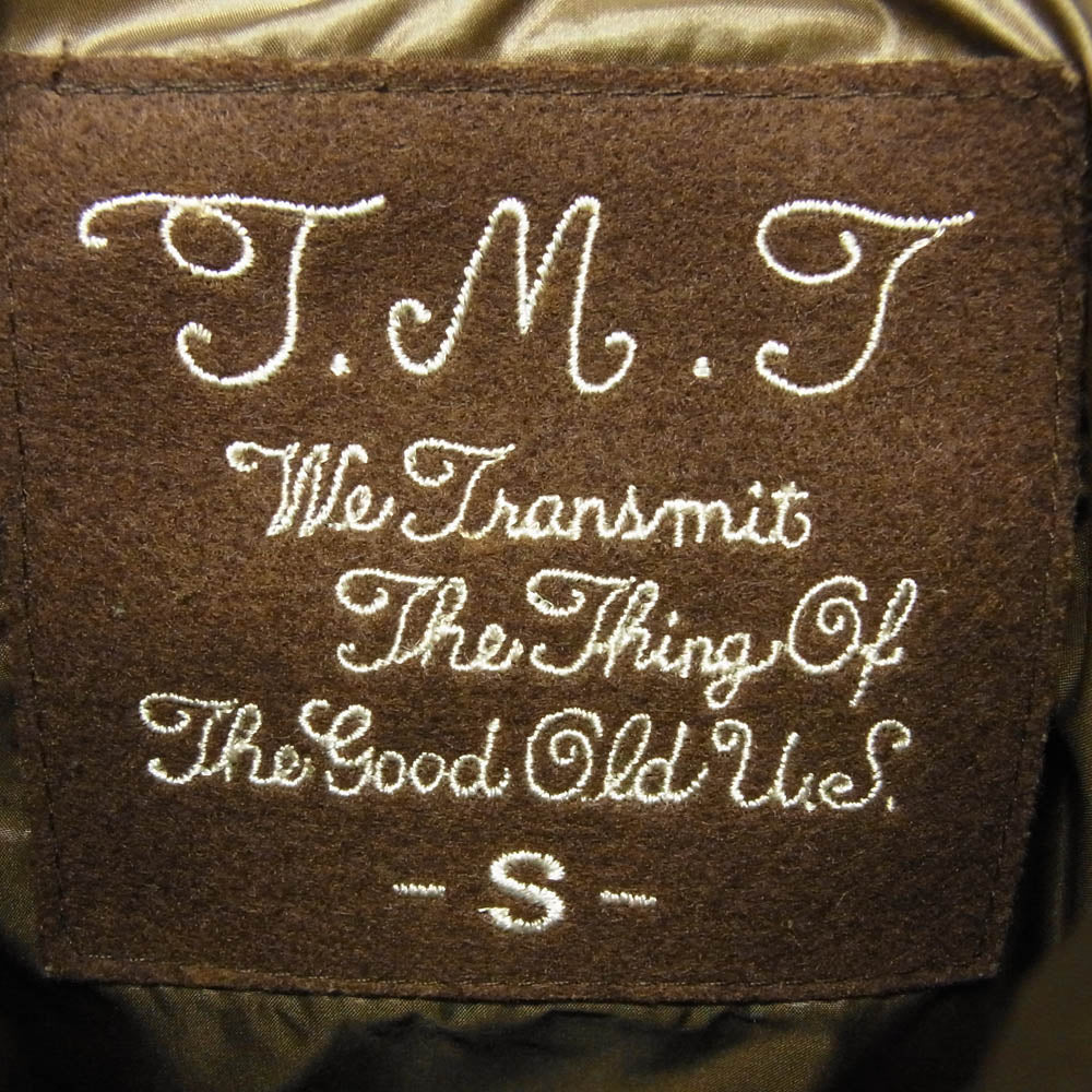 TMT ティーエムティー TJK-F1010 3WAY アウター 中綿 ジャケット ベスト フード付き アウター ブルゾン ブラウン系 S【中古】