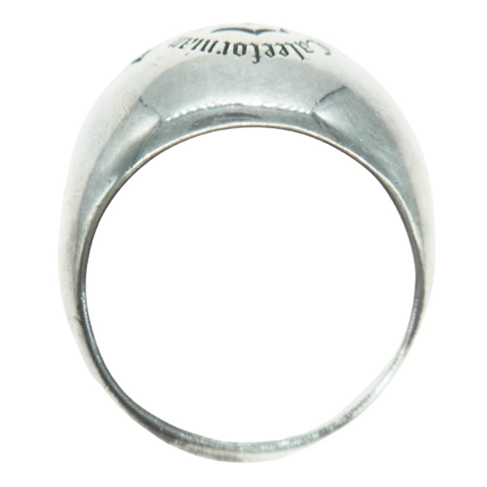 CALEE キャリー ROUND TYPE RING ラウンド タイプ リング シルバー系 20号【中古】