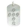 CHROME HEARTS クロムハーツ（原本無） D TAG LRG LT リップアンドタン スター ラージ ドッグタグ ペンダントトップ シルバー系【中古】
