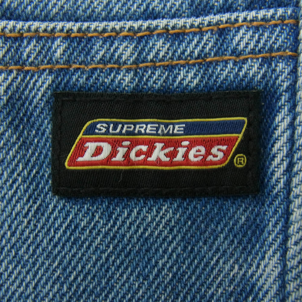 Supreme シュプリーム 23AW Dickies ディッキーズ Double Knee Baggy Jean ダブルニー バギー ジーンズ デニムパンツ インディゴブルー系 32【中古】