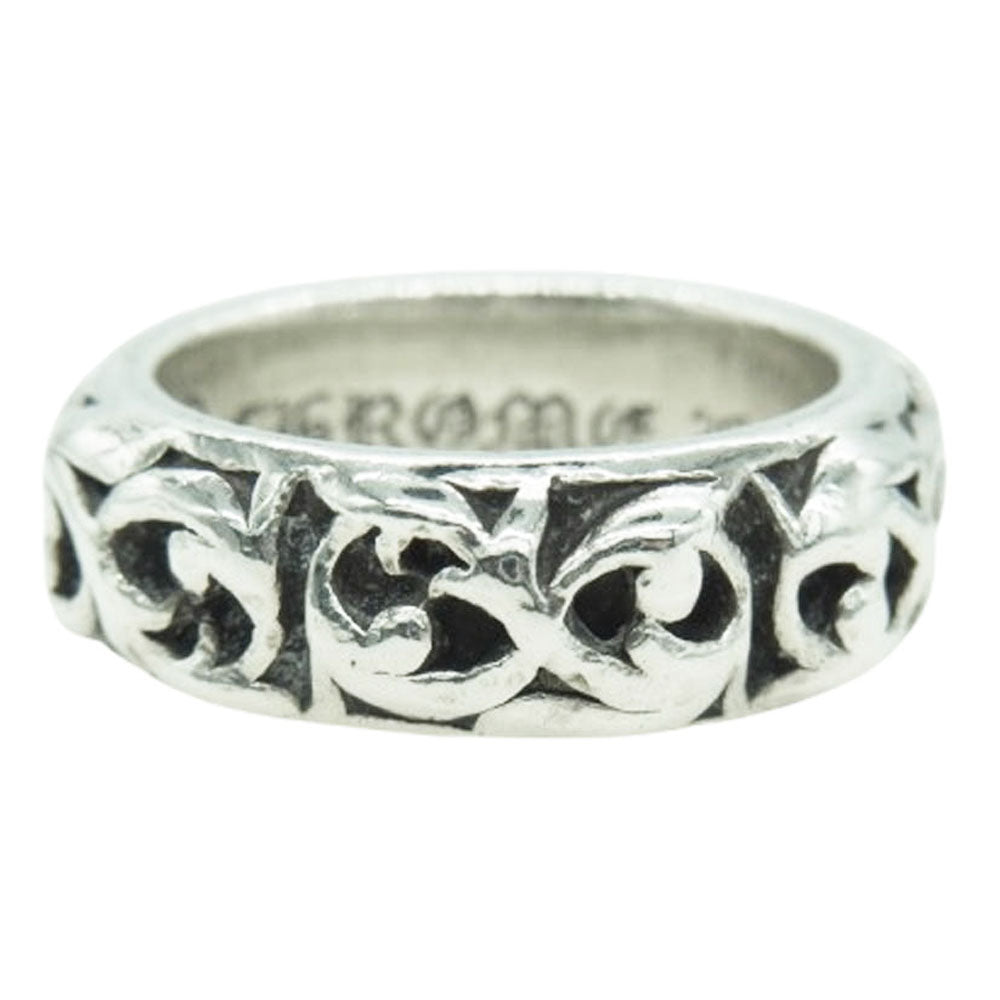 CHROME HEARTS クロムハーツ（原本無） ETRNITY VINE BAND エタニティ ヴァイン バンド リング シルバー系 16.5号【中古】