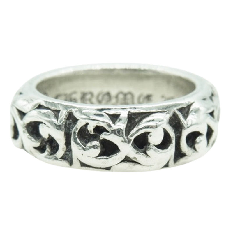 CHROME HEARTS クロムハーツ（原本無） ETRNITY VINE BAND エタニティ ヴァイン バンド リング シルバー系 16.5号【中古】