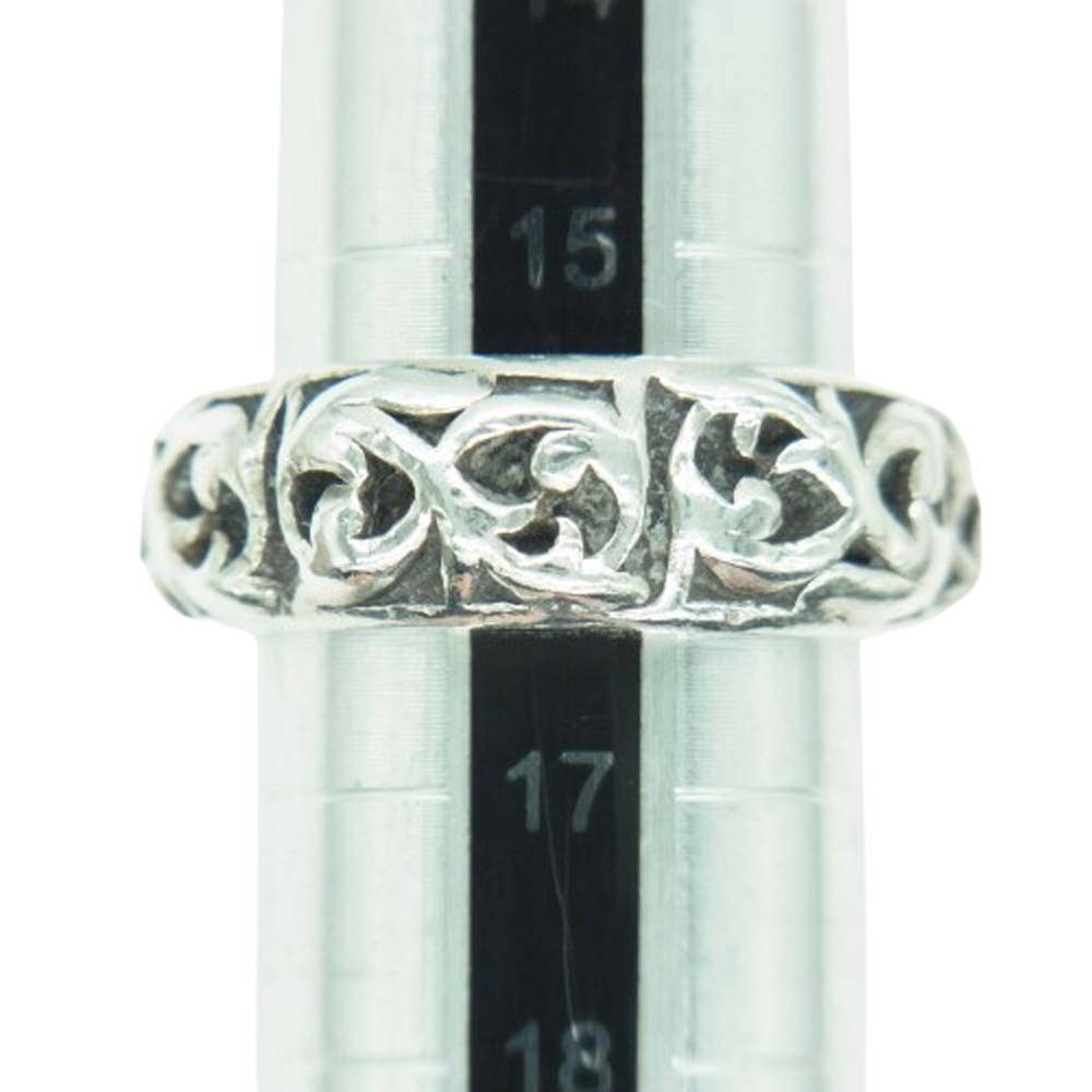 CHROME HEARTS クロムハーツ（原本無） ETRNITY VINE BAND エタニティ ヴァイン バンド リング シルバー系 16.5号【中古】