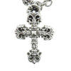 CHROME HEARTS クロムハーツ（原本無） #1 CROSS BALL CHN FILIG CRS クロスボールチェーン フィリグリークロスXS 20インチ ネックレス シルバー系【中古】