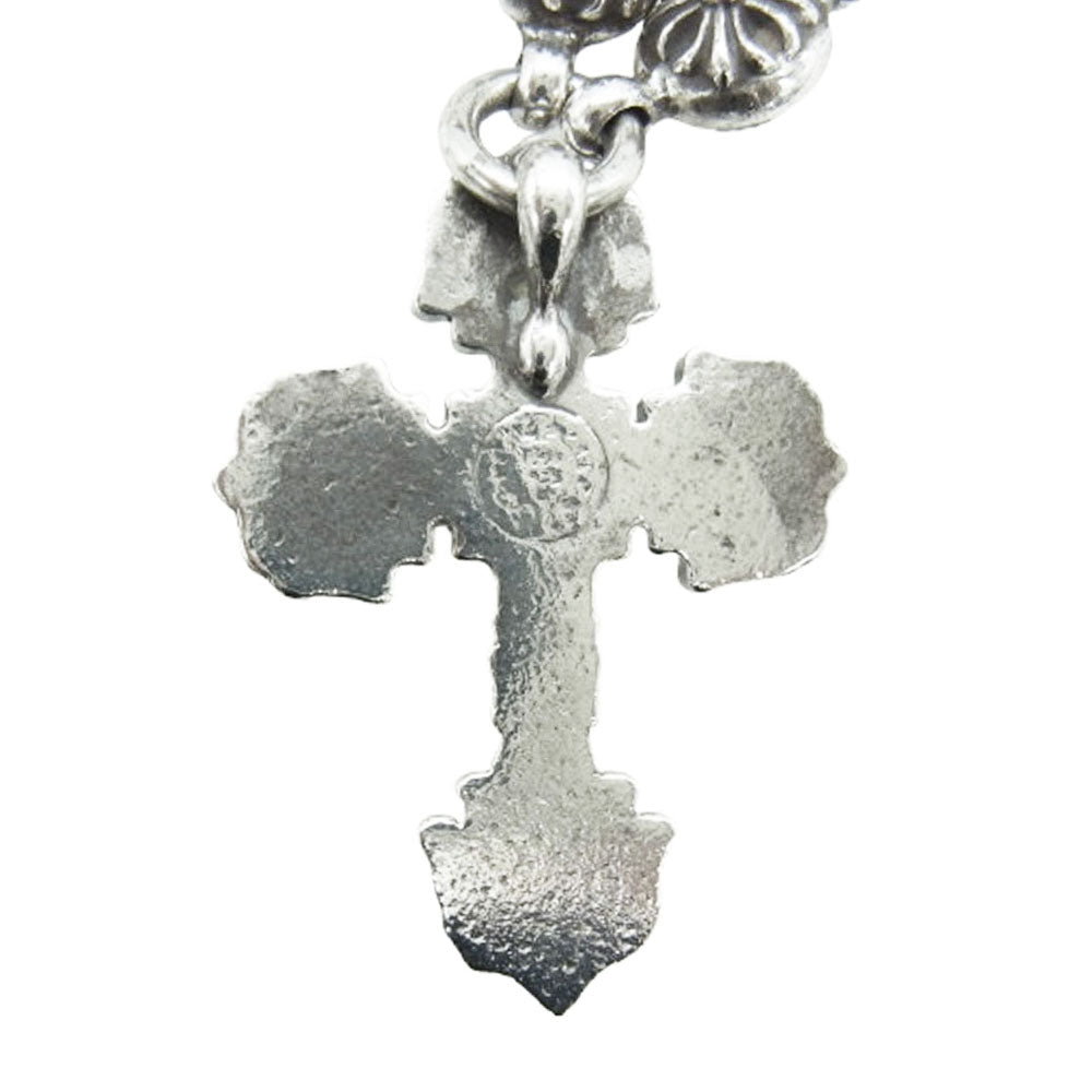CHROME HEARTS クロムハーツ（原本無） #1 CROSS BALL CHN FILIG CRS クロスボールチェーン フィリグリークロスXS 20インチ ネックレス シルバー系【中古】