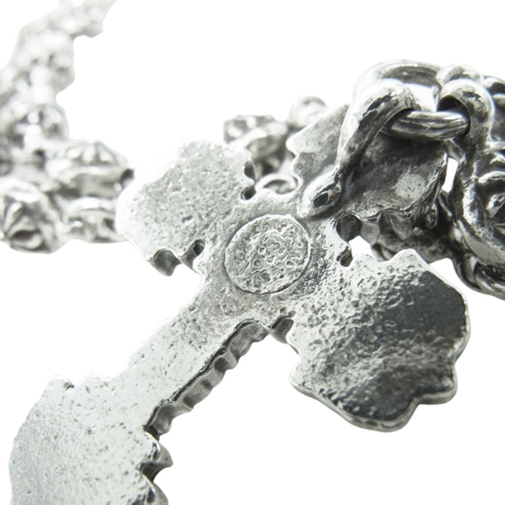 CHROME HEARTS クロムハーツ（原本無） #1 CROSS BALL CHN FILIG CRS クロスボールチェーン フィリグリークロスXS 20インチ ネックレス シルバー系【中古】
