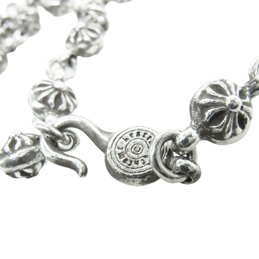 CHROME HEARTS クロムハーツ（原本無） #1 CROSS BALL CHN FILIG CRS クロスボールチェーン フィリグリークロスXS 20インチ ネックレス シルバー系【中古】