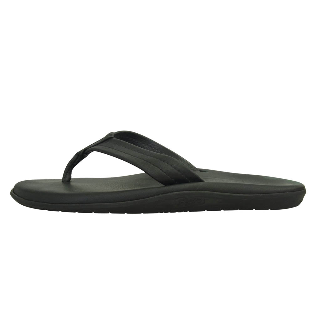 アイランドスリッパ PT202 TOCHIGI LEATHER THONG トング レザー スリッパ ビーチ サンダル ブラック系 9【中古】