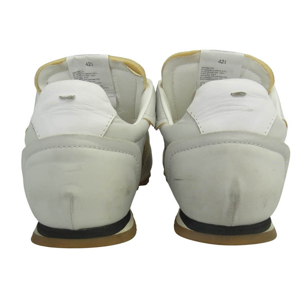 MAISON MARGIELA メゾンマルジェラ S37WS0579 22ライン RETRO RUNNER レトロランナー ローカット スニーカー ホワイト系 42.5【中古】