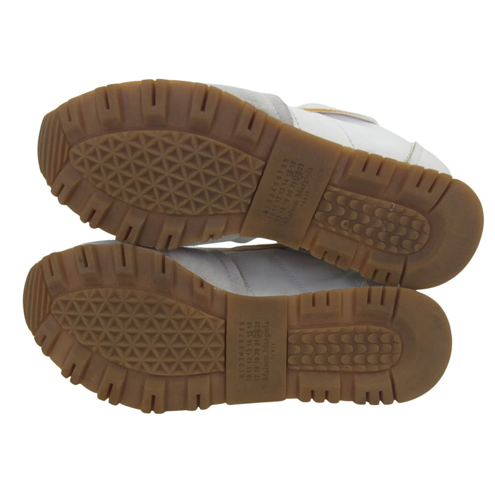 MAISON MARGIELA メゾンマルジェラ S37WS0579 22ライン RETRO RUNNER レトロランナー ローカット スニーカー ホワイト系 42.5【中古】