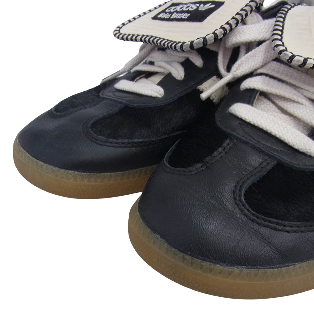 adidas アディダス IE0580 × WALES BONNER ウェールズボナー Samba Pony Tonal Low サンバ ハラコ ローカットスニーカー ブラック系 27.5cm【中古】