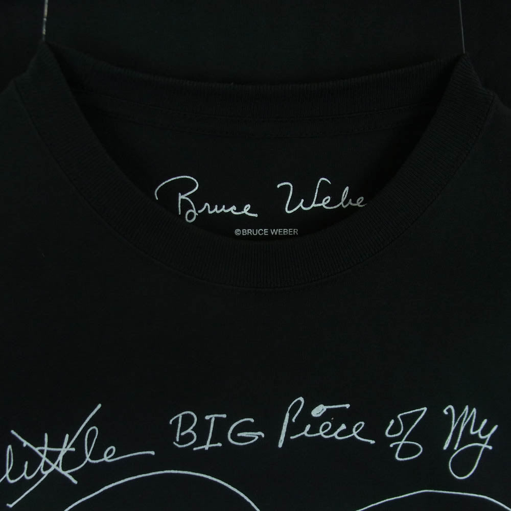 ビオトープ BOM-70220-A Bruce Weber ブルース・ウェーバー別注 10C Photo T-shirts キャットフォトプリント 半袖 Tシャツ ブラック系 XXL【中古】