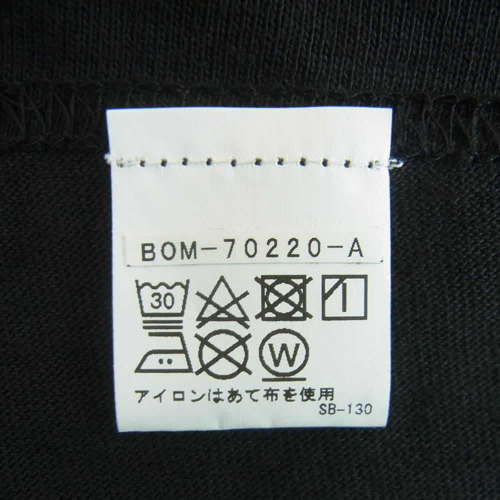 ビオトープ BOM-70220-A Bruce Weber ブルース・ウェーバー別注 10C Photo T-shirts キャットフォトプリント 半袖 Tシャツ ブラック系 XXL【中古】