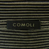 COMOLI コモリ 24SS Z01-05023 ボーダー サマーウール 半袖 Tシャツ 日本製 ブラック系 ベージュ系 4【中古】
