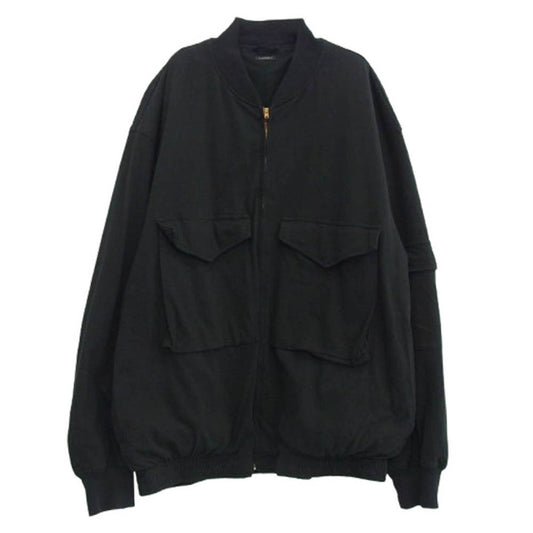 COMOLI コモリ 24SS Z01-05007 コットンジャージ G8 ジャケット ブラック系 3【中古】