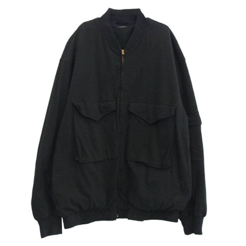 COMOLI コモリ 24SS Z01-05007 コットンジャージ G8 ジャケット ブラック系 3【中古】