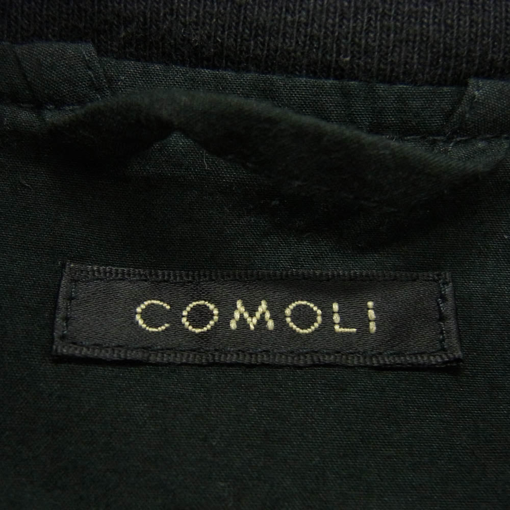 COMOLI コモリ 24SS Z01-05007 コットンジャージ G8 ジャケット ブラック系 3【中古】