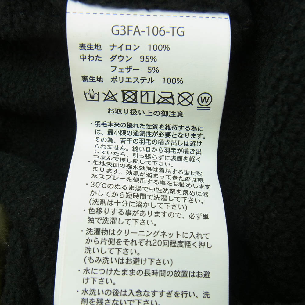 Gramicci グラミチ G3FA-106-TG ×TAION DOWN MOUNTAIN CAP マウンテン キャップ カーキ系【中古】