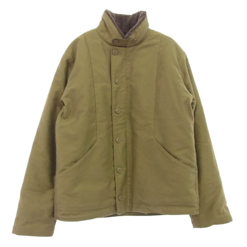 GERUGA ゲルガ GR-J-160 N-1 DECK JACKET ミリタリー デッキ ジャケット カーキ系 5【中古】