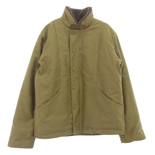 GERUGA ゲルガ GR-J-160 N-1 DECK JACKET ミリタリー デッキ ジャケット カーキ系 5【中古】