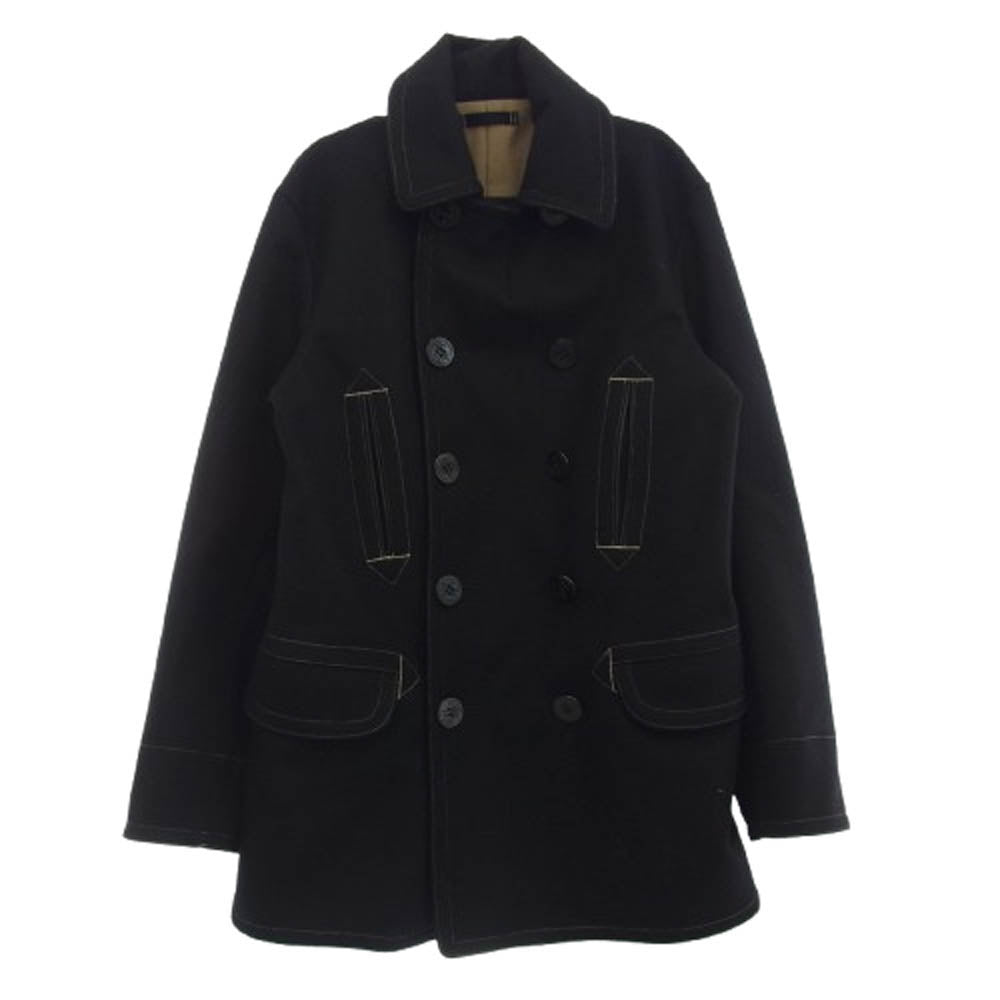 LOST CONTROL ロストコントロール L22A3-4017 WW1 P-Coat ウール ピーコート ブラック系 40【中古】