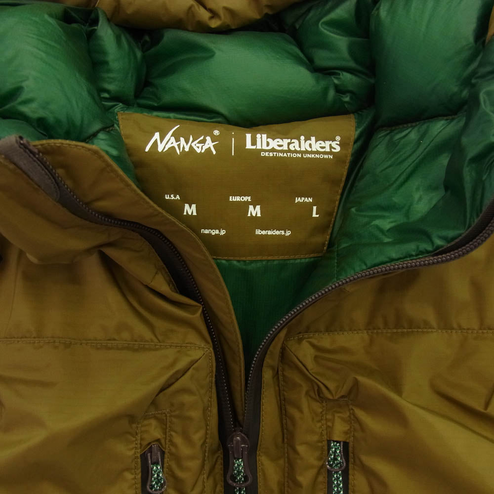 リベイダース 740012308 X NANGA AURORA UTILITY DOWN JACKET ナンガ 別注 オーロラ ダウン ジャケット カーキ系 L【中古】