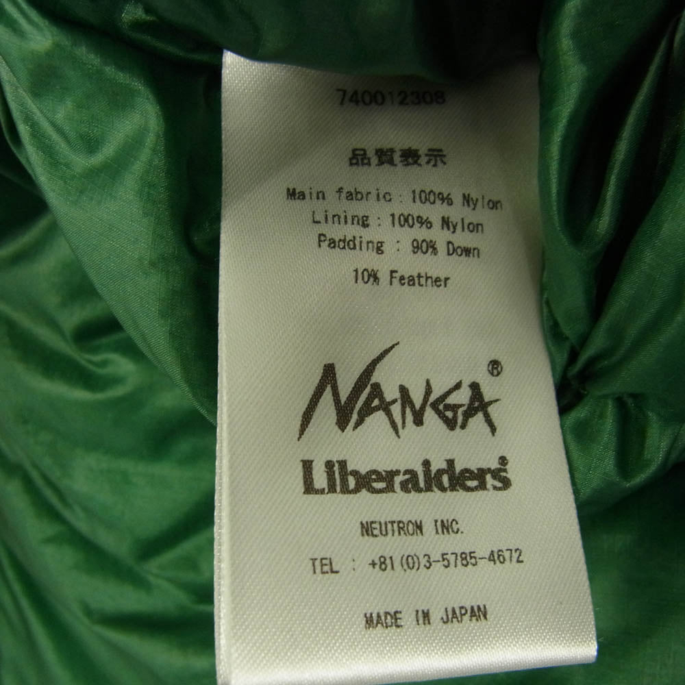 リベイダース 740012308 X NANGA AURORA UTILITY DOWN JACKET ナンガ 別注 オーロラ ダウン ジャケット カーキ系 L【中古】