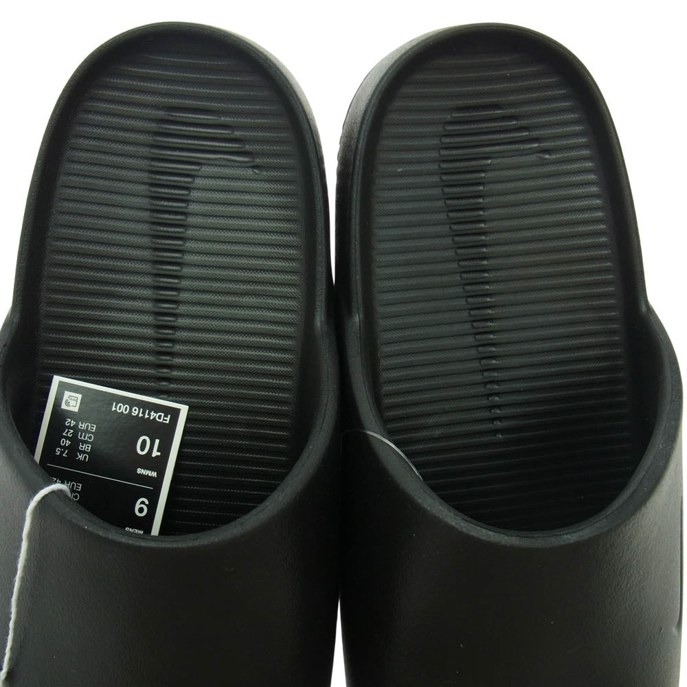 NIKE ナイキ FD4116-001 CALM SLIDE BLACK カーム スライド サンダル ブラック系 27cm【極上美品】【中古】