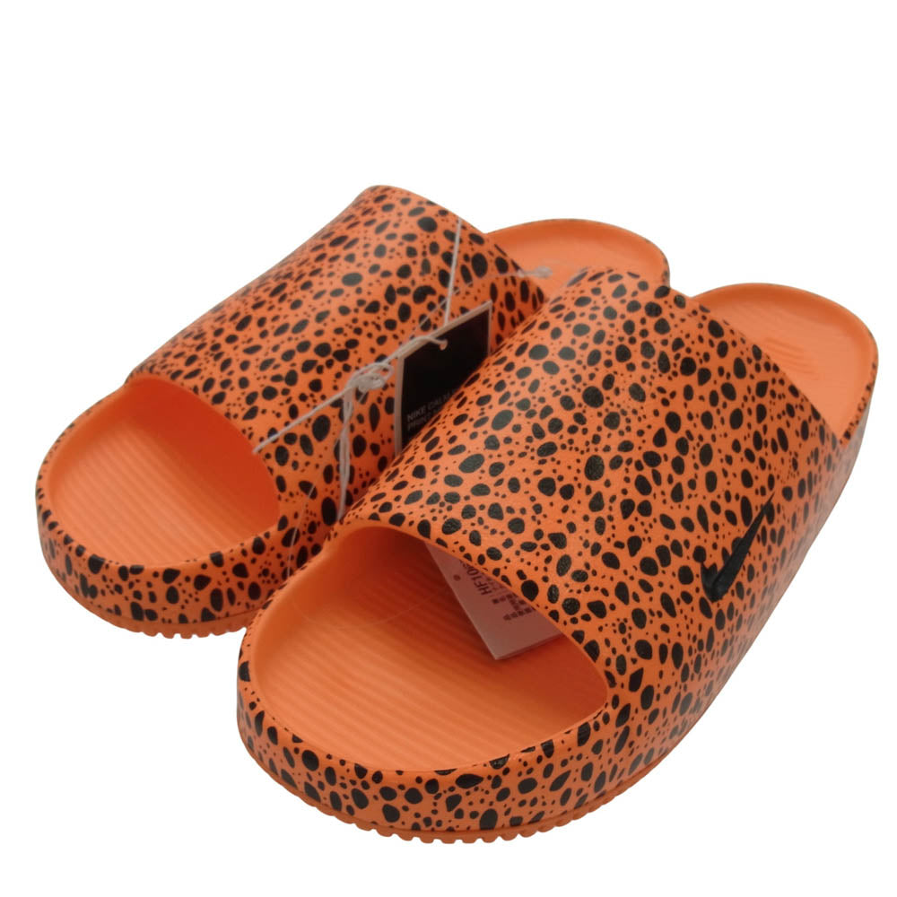 NIKE ナイキ HF1067-800 CALM SLIDE PRINT NS カーム スライド プリント サンダル オレンジ系 27cm【極上美品】【中古】