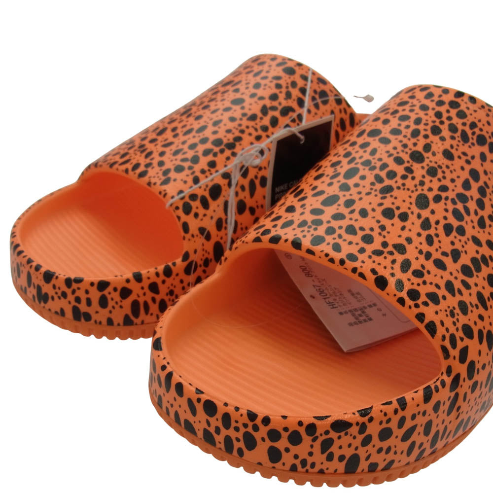 NIKE ナイキ HF1067-800 CALM SLIDE PRINT NS カーム スライド プリント サンダル オレンジ系 27cm【極上美品】【中古】