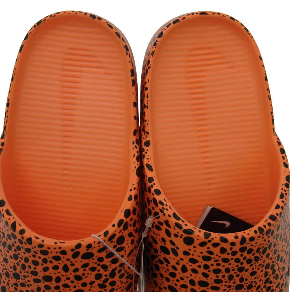 NIKE ナイキ HF1067-800 CALM SLIDE PRINT NS カーム スライド プリント サンダル オレンジ系 27cm【極上美品】【中古】