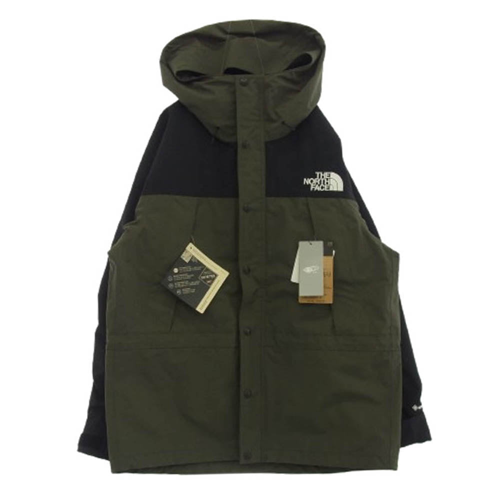THE NORTH FACE ノースフェイス NP62450 Mountain Light Jacket ゴアテックス マウンテンライトジャケット マウンテンパーカー カーキ系 ブラック系 M【中古】