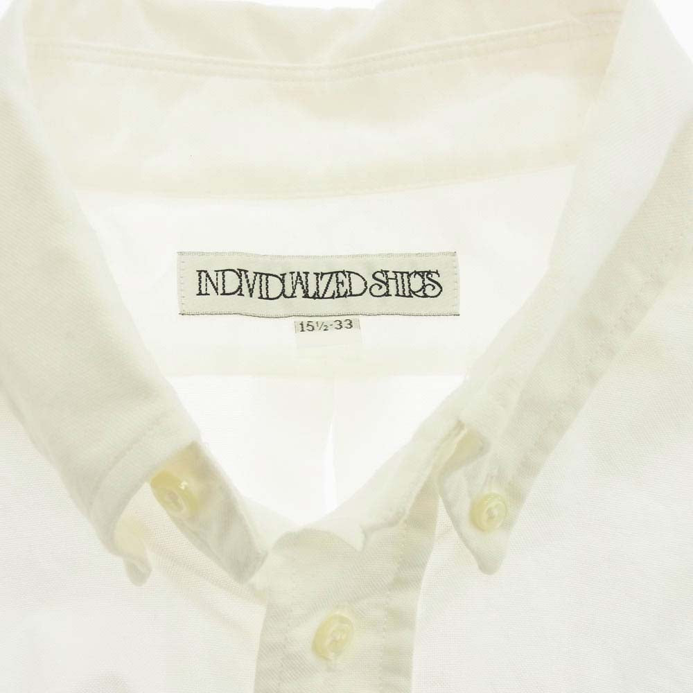 INDIVIDUALIZED SHIRTS インディビジュアライズドシャツ B/D SHIRT ボタンダウン 長袖 シャツ ホワイト ホワイト系【中古】