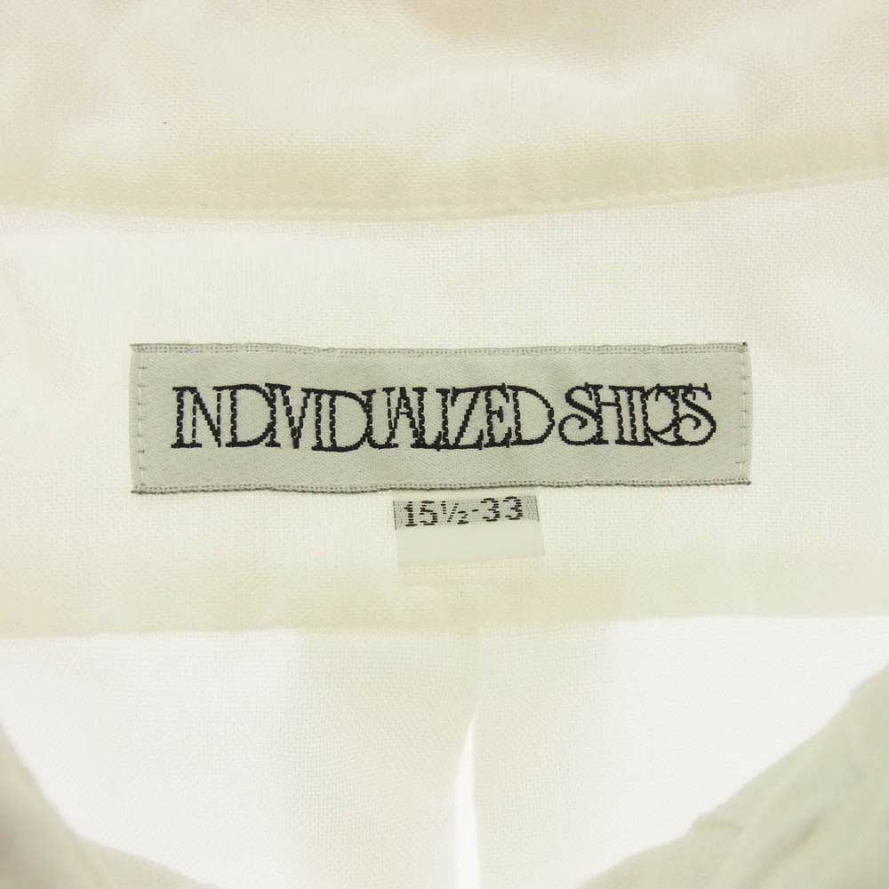 INDIVIDUALIZED SHIRTS インディビジュアライズドシャツ B/D SHIRT ボタンダウン 長袖 シャツ ホワイト ホワイト系【中古】