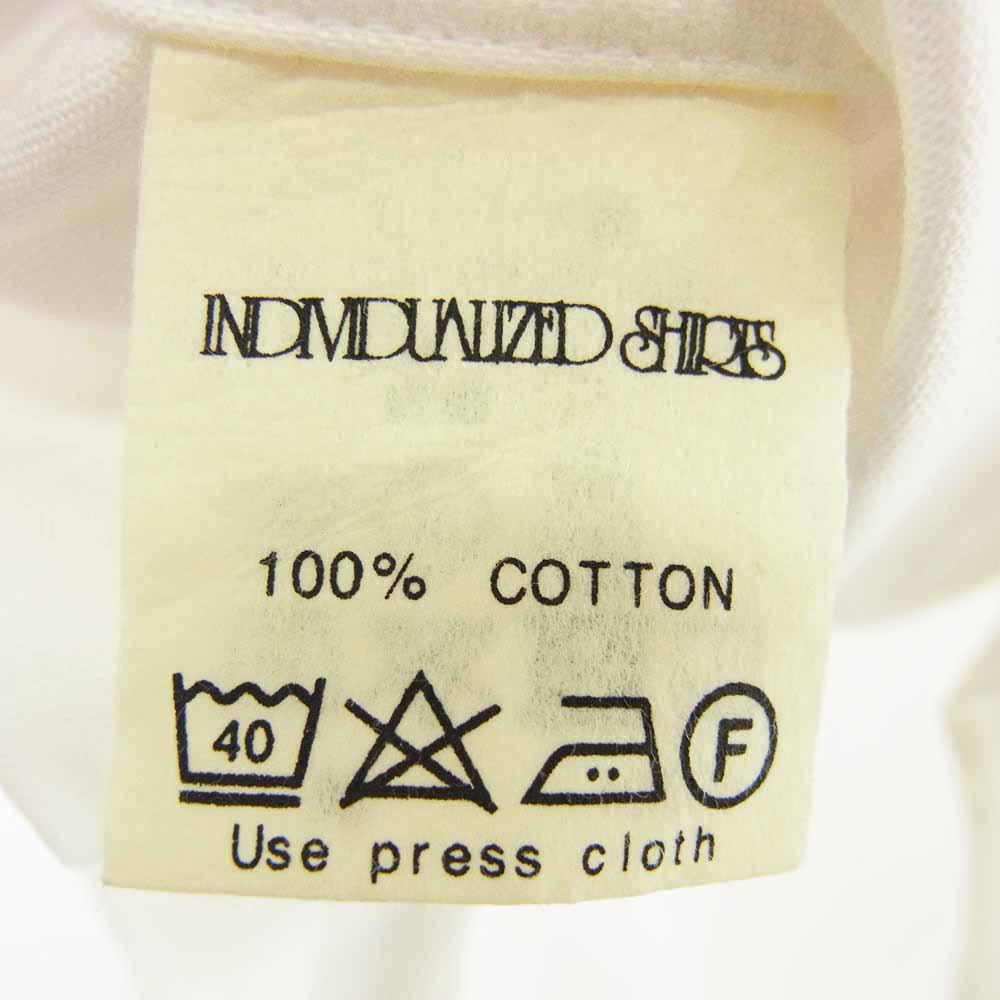 INDIVIDUALIZED SHIRTS インディビジュアライズドシャツ B/D SHIRT ボタンダウン 長袖 シャツ ホワイト ホワイト系【中古】