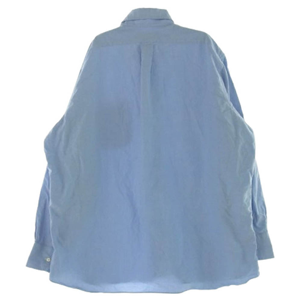 INDIVIDUALIZED SHIRTS インディビジュアライズドシャツ B/D SHIRT ボタンダウン 長袖 シャツ ライトブルー系 S【中古】