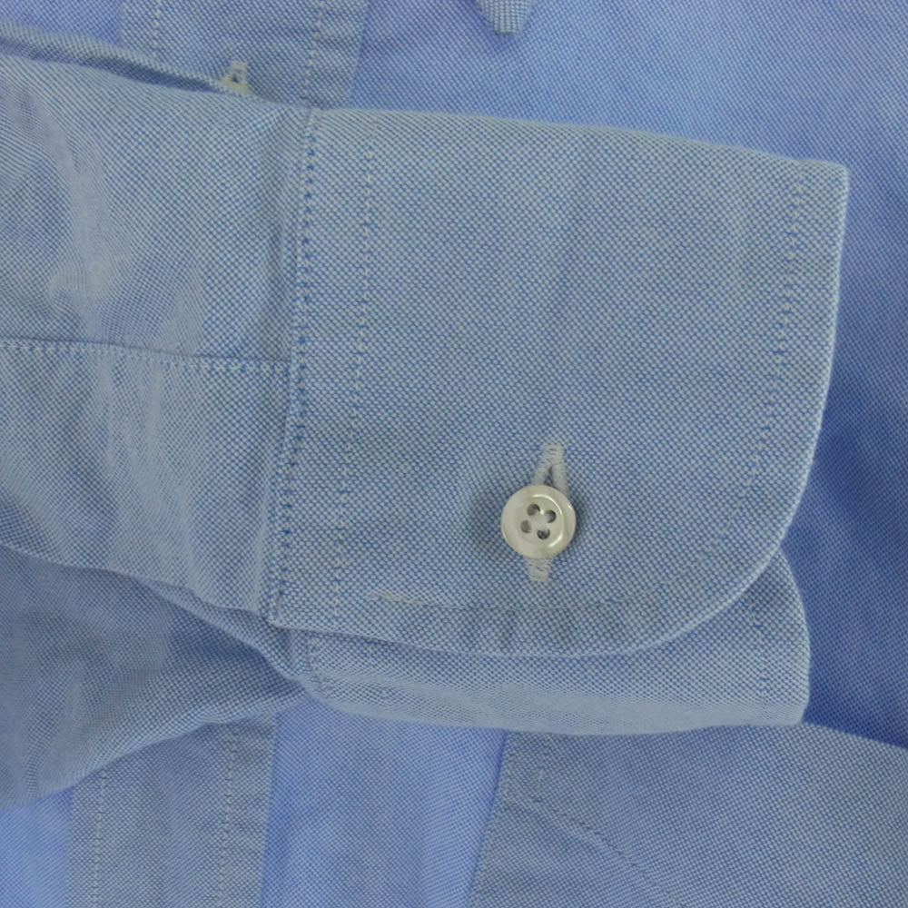 INDIVIDUALIZED SHIRTS インディビジュアライズドシャツ B/D SHIRT ボタンダウン 長袖 シャツ ライトブルー系 S【中古】