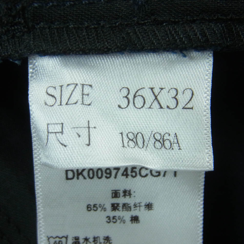 Dickies ディッキーズ DK009745CG71 SKATEBOARDING Slim Fit Pants スリムフィット ワーク パンツ ネイビー系 36 × 32【中古】