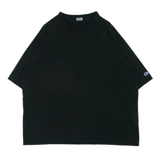 Champion チャンピオン 25SS C8-B335 BEAMS ビームス MIN-NANO ミンナノ 別注 トリプルネーム SOLID TEE ソリッド 半袖 Tシャツ ブラック系 L【中古】