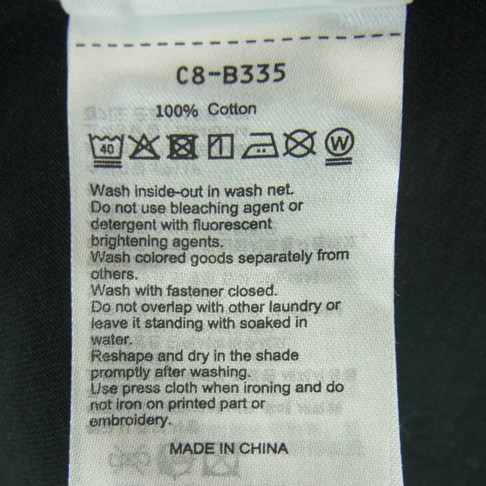 Champion チャンピオン 25SS C8-B335 BEAMS ビームス MIN-NANO ミンナノ 別注 トリプルネーム SOLID TEE ソリッド 半袖 Tシャツ ブラック系 L【中古】