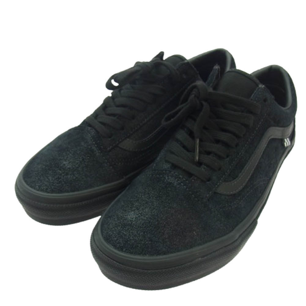 VANS バンズ VN0A2Z32Y45 SKATE OLD SKOOL METALLIC BLACK SMOKE オールドスクール ハーフキャブ スケート ローカット スニーカー ブラック系 28cm【極上美品】【中古】