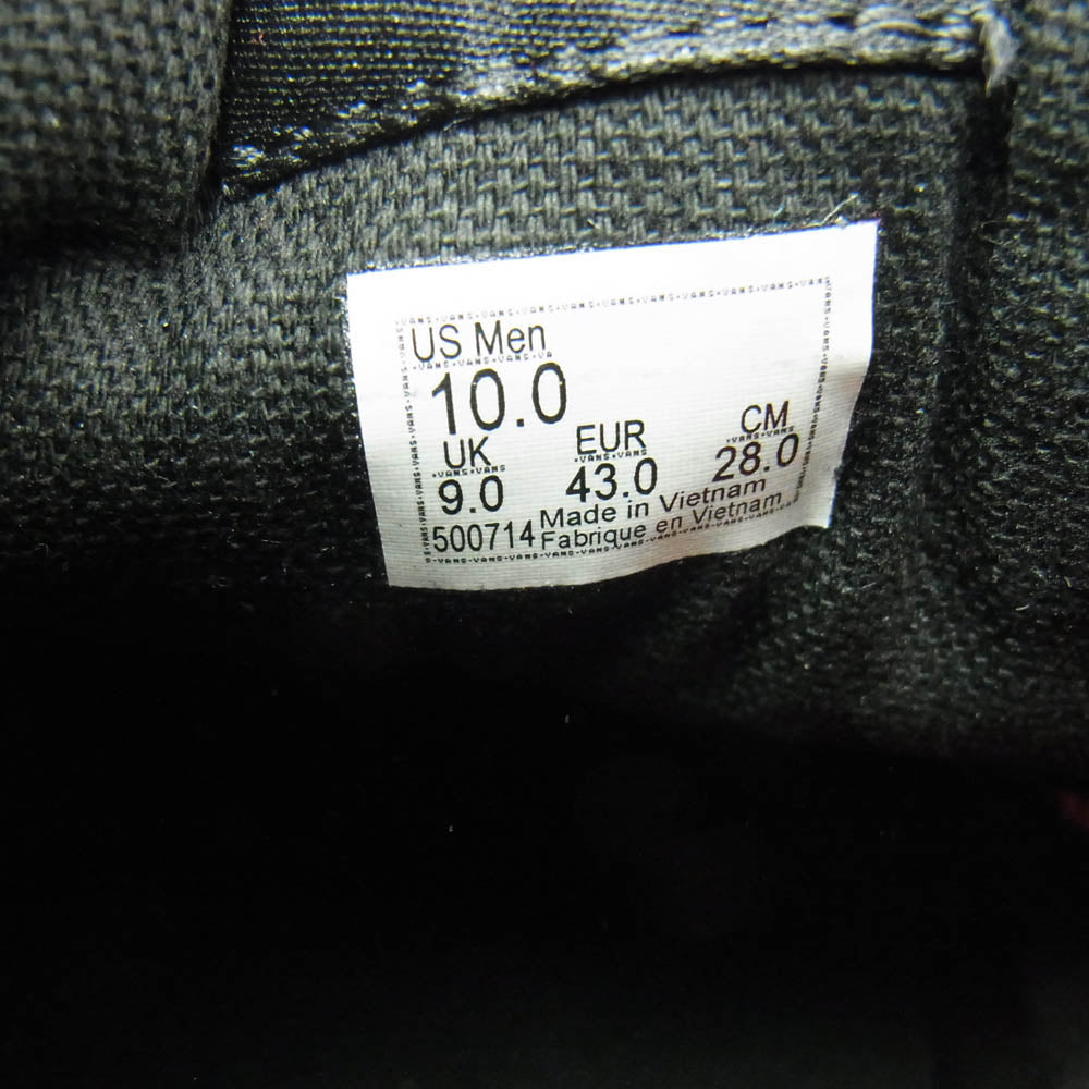 VANS バンズ VN0A2Z32Y45 SKATE OLD SKOOL METALLIC BLACK SMOKE オールドスクール ハーフキャブ スケート ローカット スニーカー ブラック系 28cm【極上美品】【中古】