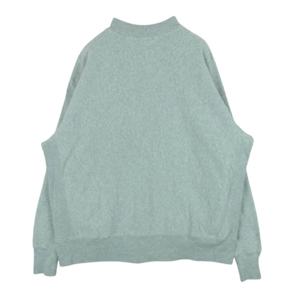 Champion チャンピオン 24AW C8-A035 MIN-NANO ミンナノ別注 スナップ ジャケット スウェット トレーナー カーディガン グレー系 ライトグレー系 M【中古】
