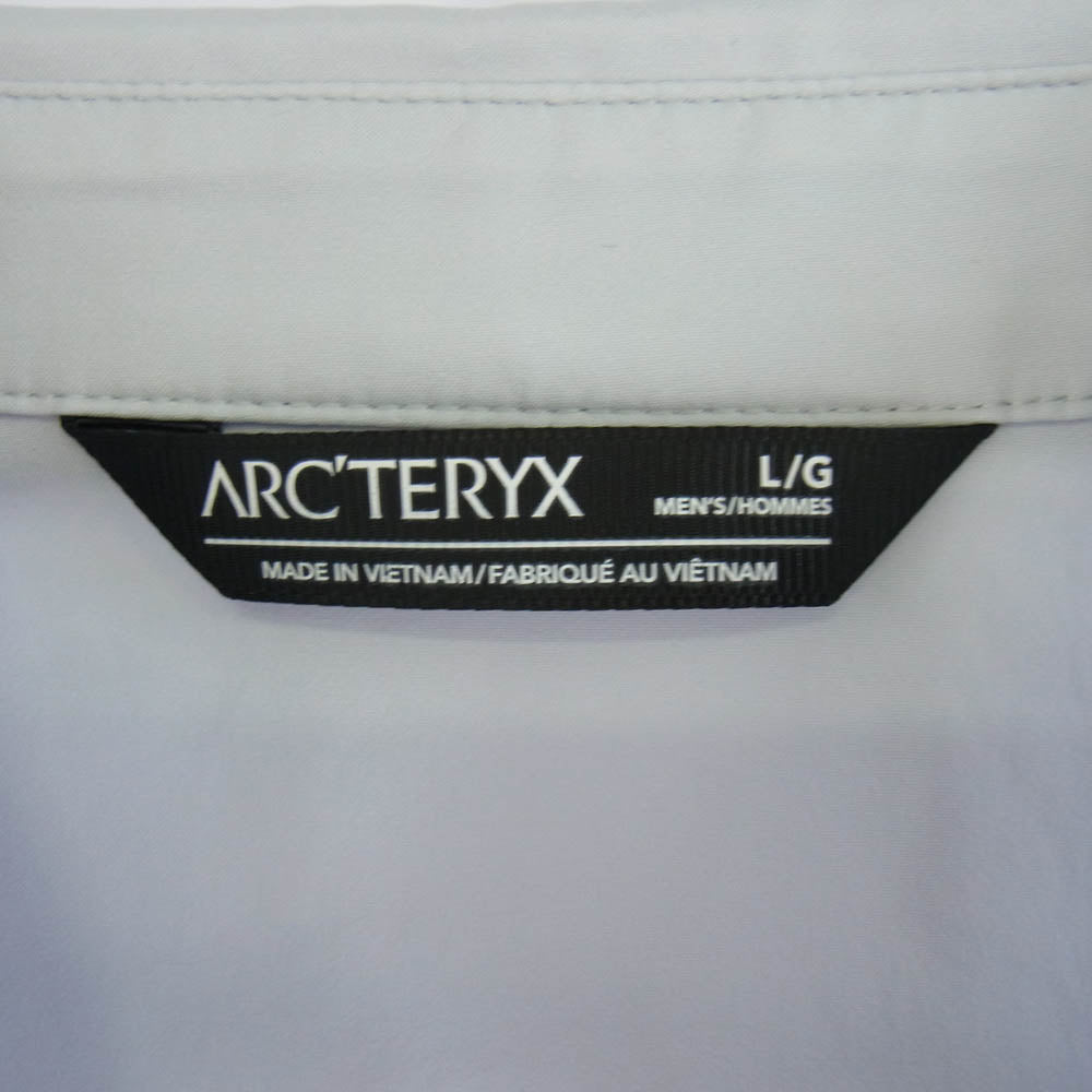 ARC'TERYX アークテリクス X000007436 Skyline SS Shirt Mens スカイライン ショートスリーブ 半袖 シャツ グレー系 L【中古】