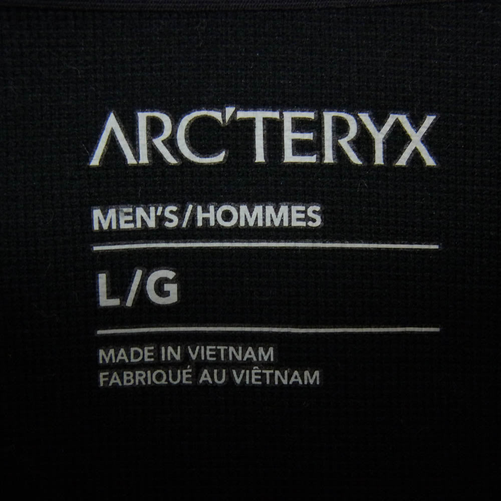 ARC'TERYX アークテリクス X000007404 Cormac Heavyweight Hoody Mens コーマック ヘビーウェイト フーディ ロゴプリント インナー パーカー ブラック系 L【中古】